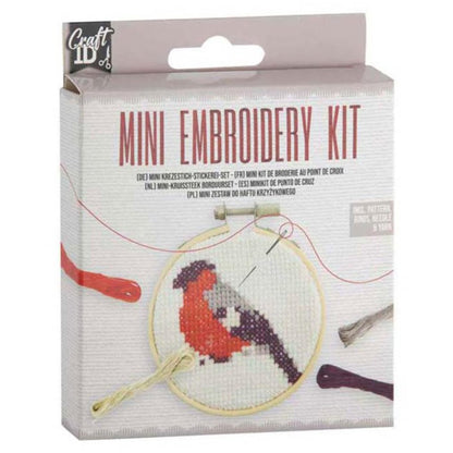 Craft ID Mini Embroidery Kit Bird (CR1713