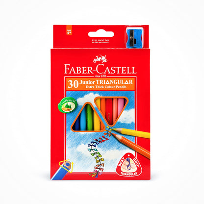 Faber-Castell - Cp Junior Triangular Box (30 Pcs) (116530)