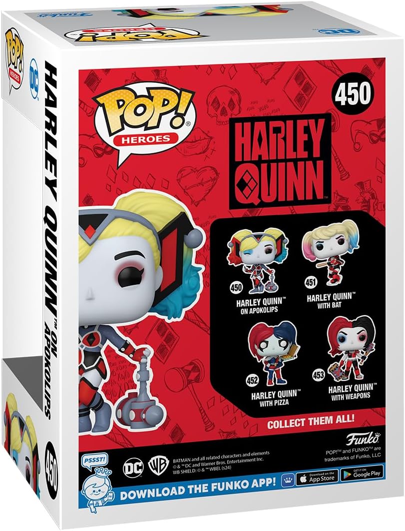 Funko Pop! Heroes: DC - Harley Quinn - (Apokolips) - Collectable Vinyl Figure - Gift Idea - Official Merchandise - Toys for Kids & Adults - Comic Books Fans - Model Figure for Collectors and Display