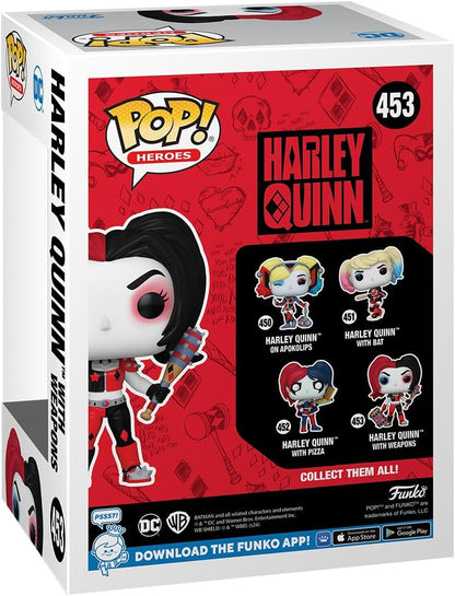 Funko Pop! Heroes: DC - Harley Quinn With Weapons - Collectable Vinyl Figure - Gift Idea - Official Merchandise - Toys for Kids & Adults - Comic Books Fans - Model Figure for Collectors and Display