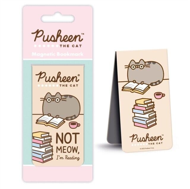 Pusheen Not Meow I'm Reading Magnetic Bookmark - New