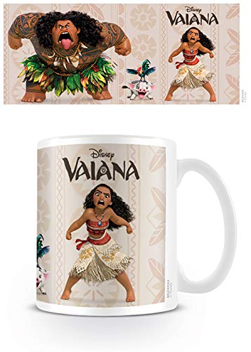 Pyramid International Vaiana (Characters) Official Boxed Ceramic Coffee/Tea Mug, Paper, Multi-Colour, 11 x 11 x 1.3 cm