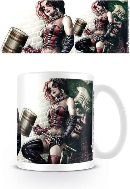 DC Comics MG24430 Batman Harley Quinn Pose Ceramic Mug, Multi-Colour, 7.9 x 11.00 x 9.3 cm