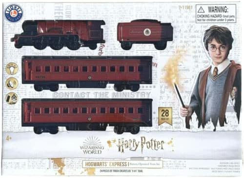 Lionel Harry Potter Hogwarts Express Mini Model Train Set Standard Red,711981