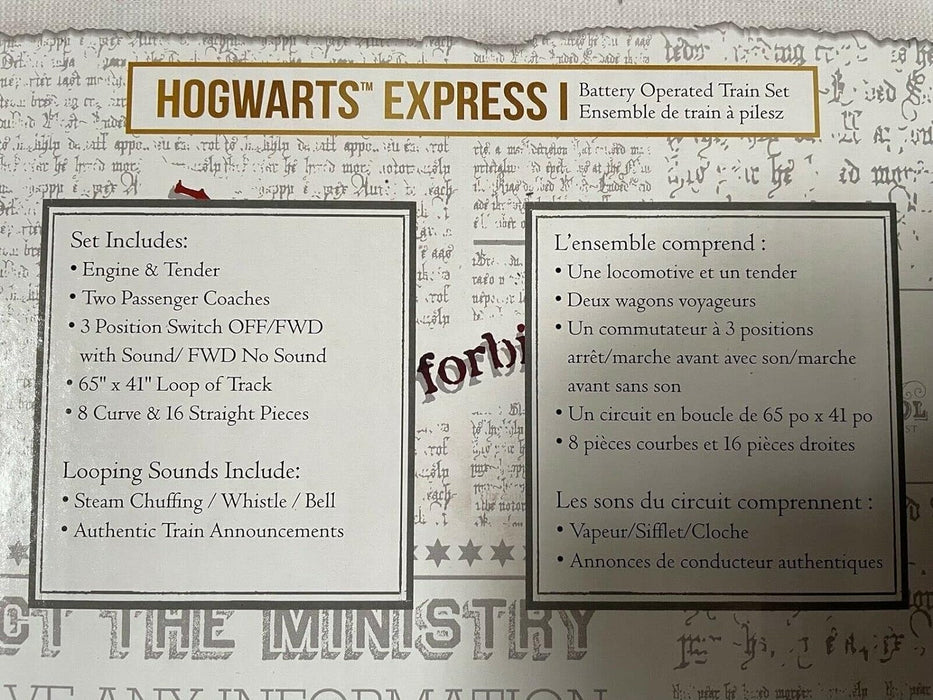 Lionel Harry Potter Hogwarts Express Mini Model Train Set Standard Red,711981