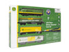Lionel John Deere Miniature Ready-to-Play Set, Battery-Powered Model Train, Multicolor