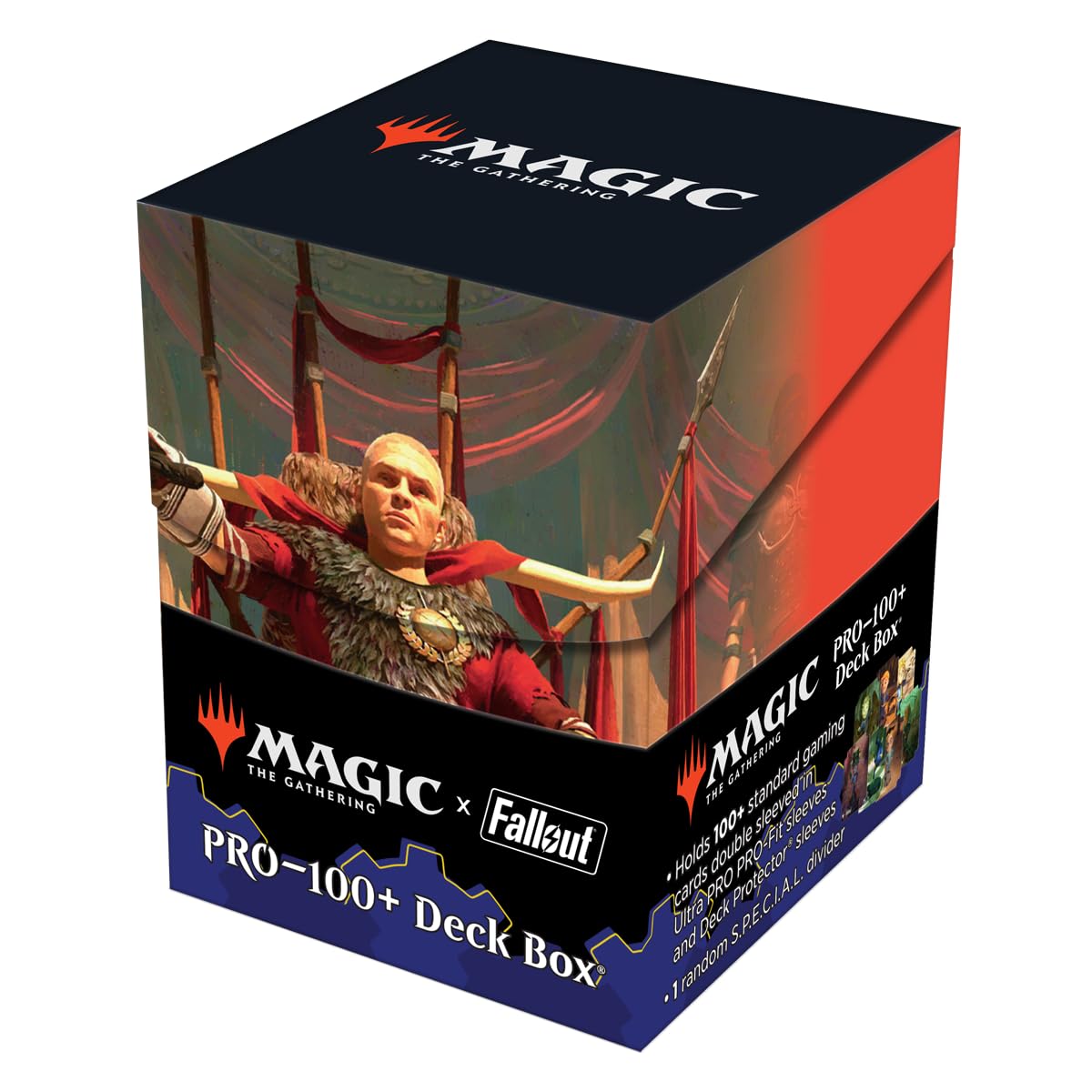 Mtg: Universes Beyond Fallout 100+ Deck Box D