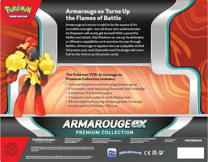 Pokémon TCG: Armarouge ex Premium Collection (6 Boosters & 3 Foil Promo Cards