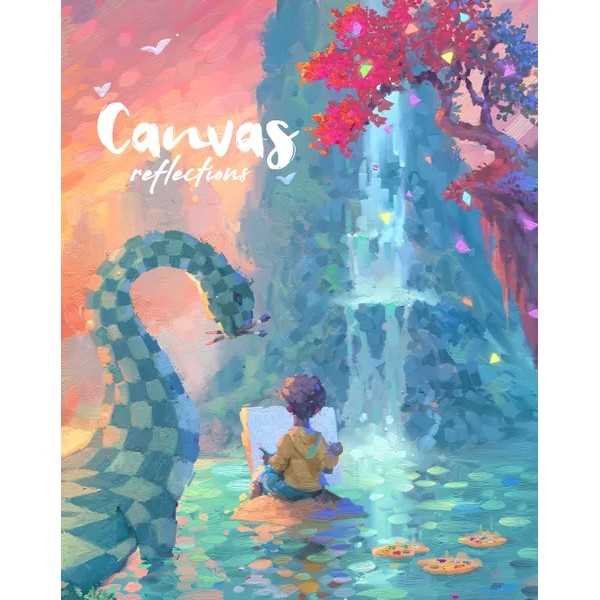 Canvas Reflections Brettspiel-Erweiterung – Erstellen Sie atemberaubende Meisterwerke. Kunstwettbewerb und Puzzle-Spiel für Kinder und Erwachsene, ab 14 Jahren, 1–5 Spieler, 30 Minuten Spielzeit