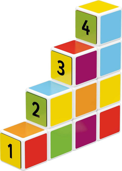 Geomag - Magicube Maths Building - 10 Cubes + 45 Clips - Magnetic Building Set with Magnetic Cubes 10 Cubes + 45 Clips Maths Building