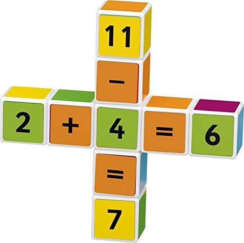 Geomag - Magicube Maths Building - 10 Cubes + 45 Clips - Magnetic Building Set with Magnetic Cubes 10 Cubes + 45 Clips Maths Building