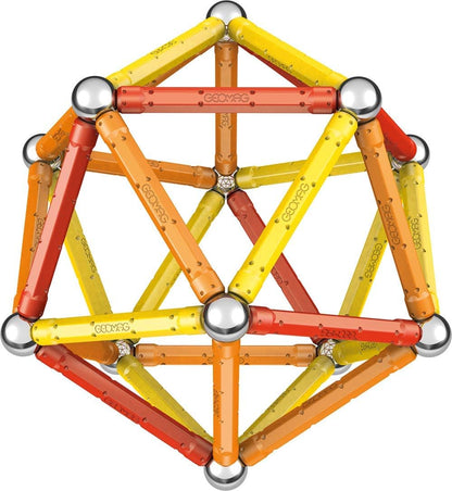 Geomag Edición Especial 783 - Geometría Magnética Leonardo - Construcciones Magnéticas - Máquinas de Leonardo Da Vinci para Niños - Caja de 67 Piezas