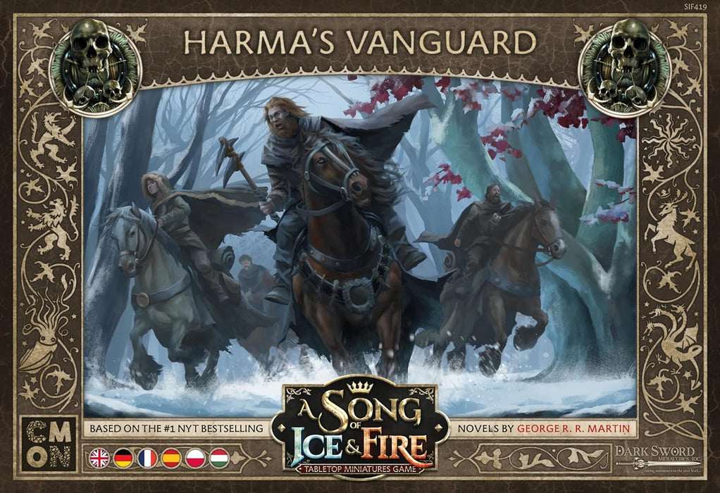 CMON | A Song of Ice & Fire: Harma's Vanguard | Miniatures Game | Ages 14+ | 2 Players | 45-60 Minutes Playing Time