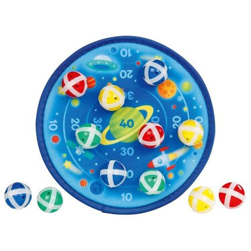Goki Hook And Loop Space Game With 12 Balls
