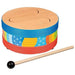 Goki 61888 Wooden Tongue Drum Kids' Instrument Accessories, Multi-Coloured (Multi-Coloured