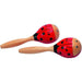 Goki 61917 - Musikinstrument - Maracas Marienkäfer