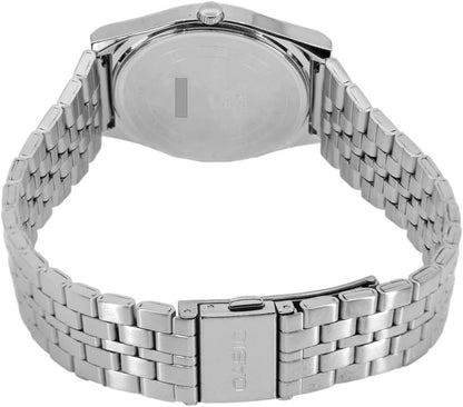 Casio Men Analogue Quartz Watch with Stainless Steel Strap MTP-B145D-9AVEF