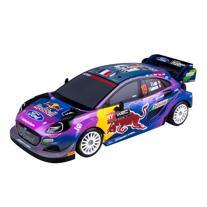 Nikko 10410 1:14 Red Bull Ford Puma Elite Race Cars, Purple, Blue, Multi, D: 15.24, W: 54.61, H: 33.02
