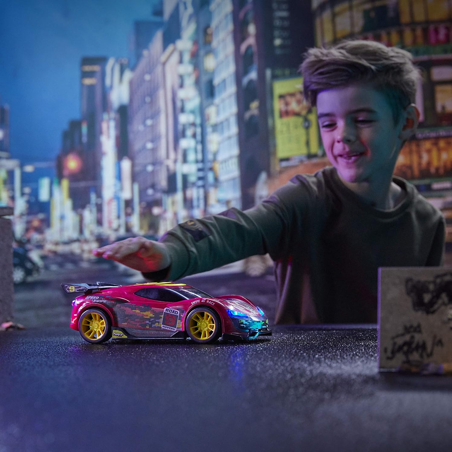 Nikko - Road Rippers Car Speed Swipe - Digital Red