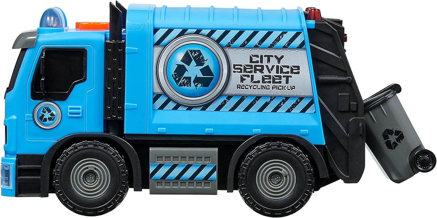 Nikko - Road Rippers Car City Service Fleet - Recycle Truck 28 cm Blue