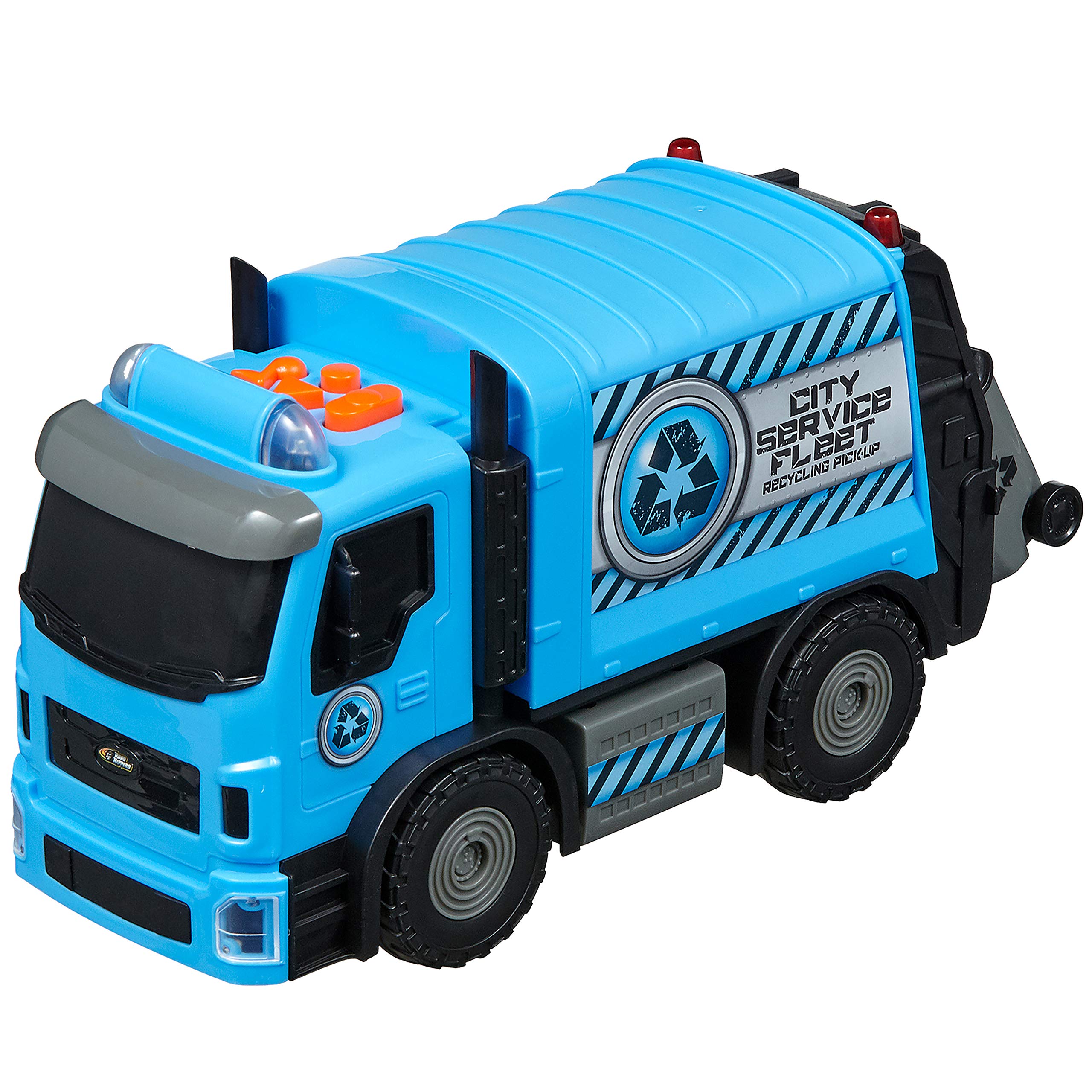 Nikko - Road Rippers Car City Service Fleet - Recycle Truck 28 cm Blue