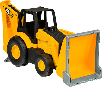 Nikko 30274 Mega Fleet Light and Sound 12"-30 cm Backhoe