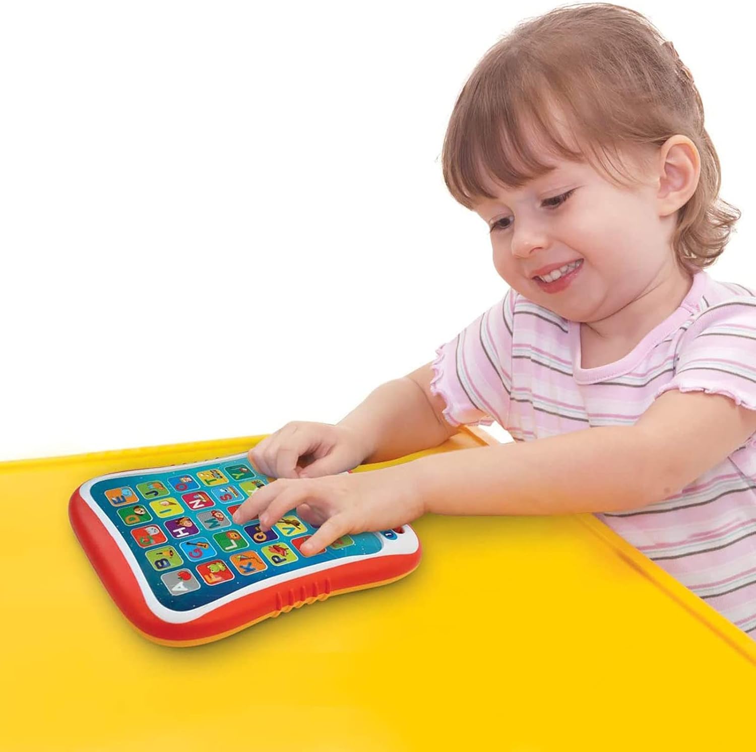 Winfun I-Fun Pad | Colourful Interactive Keypad Teaches Letters, Objects, Shapes, Spelling, Sounds And Music | Suitable For Boys And Girls Ages 12 Months And Up