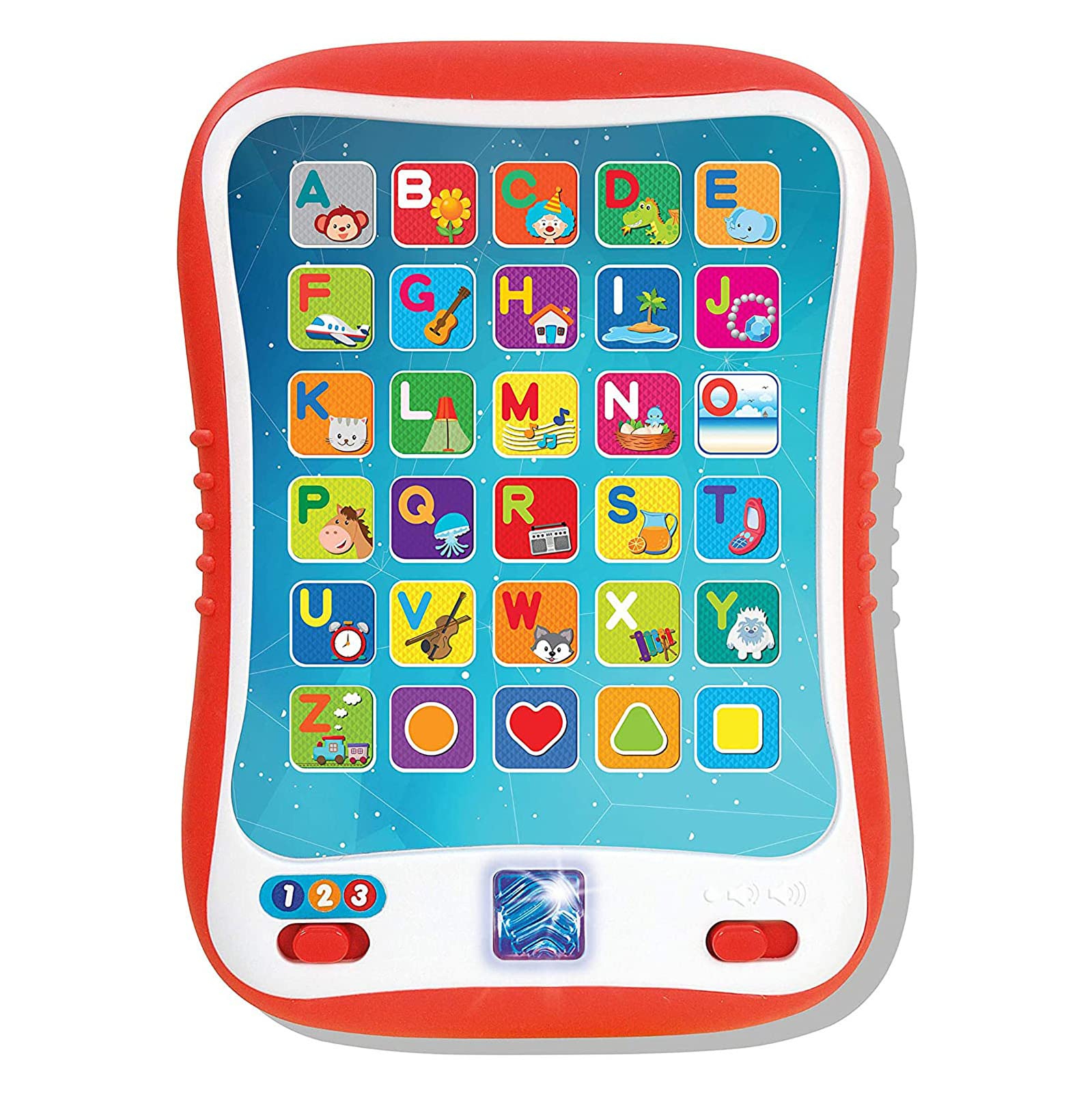 Winfun I-Fun Pad | Colourful Interactive Keypad Teaches Letters, Objects, Shapes, Spelling, Sounds And Music | Suitable For Boys And Girls Ages 12 Months And Up