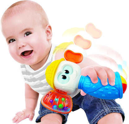 Winfun Little Builder Tool Set |Interactive Tape Measure, Hammer And Drill With Lights And Sound Effects | Suitable For Boys And Girls Ages 6 Months And Up