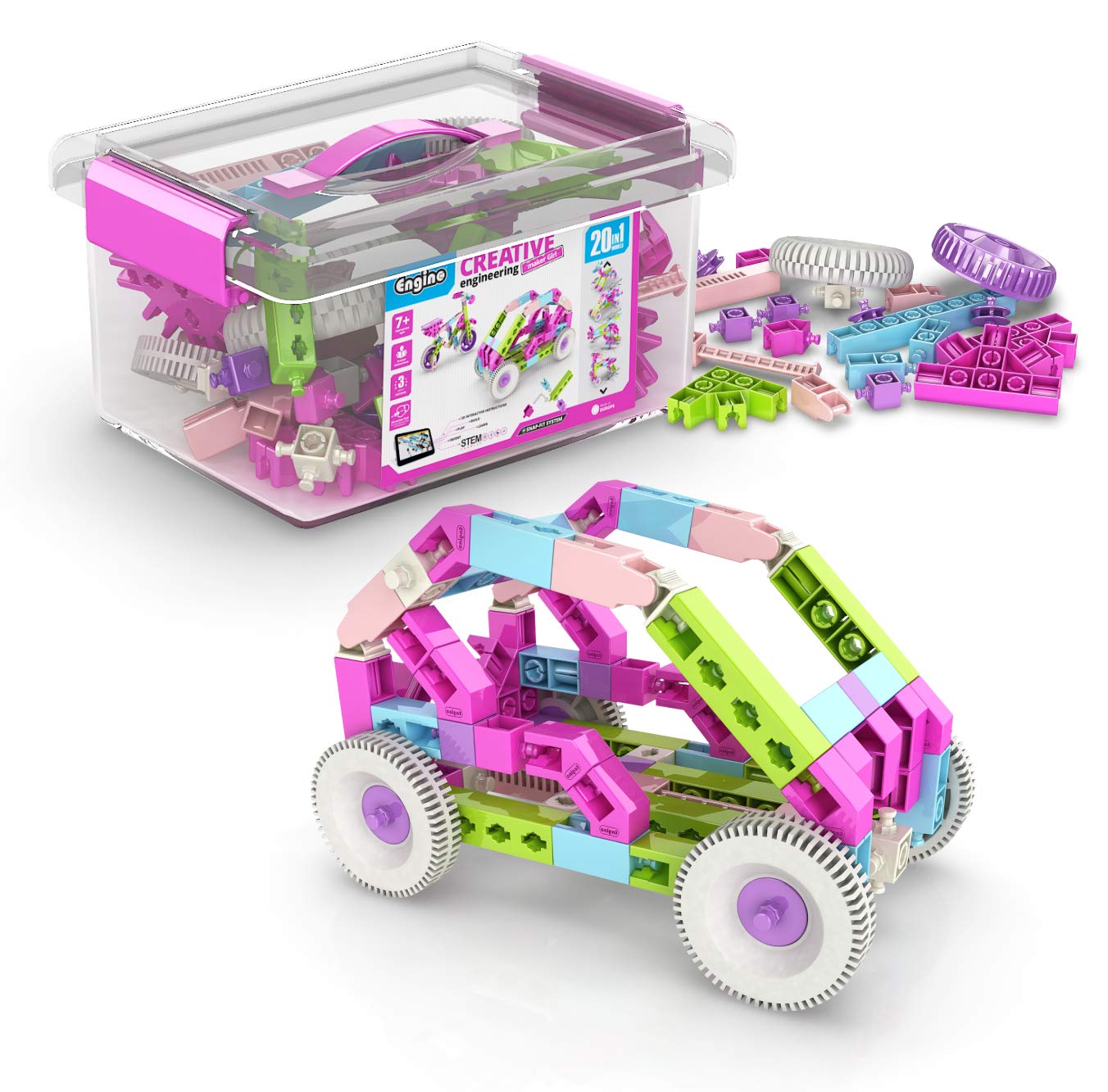 Engino - Creative Engineering 20 In 1 Maker Girl