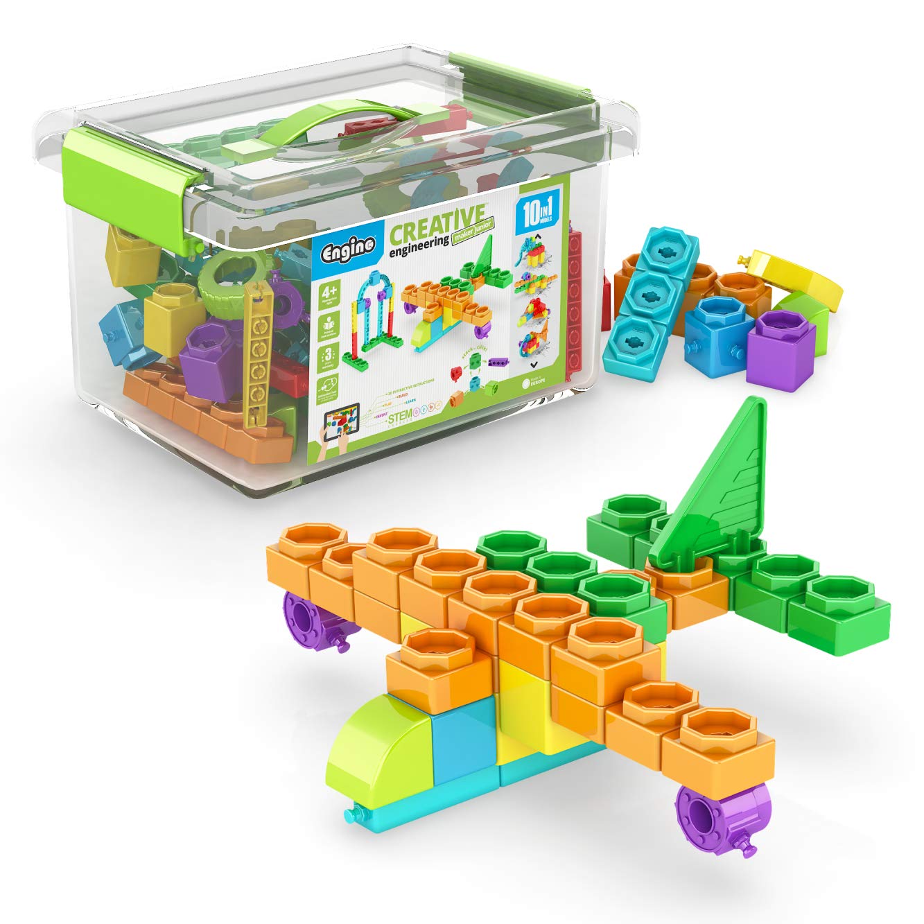 Engino - Creative Engineering 10 In 1 Maker Junior