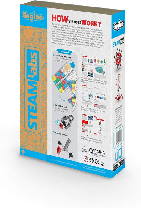 Engino - STEAM Labs Toys - How Microbiology work? | Educational Science Kits for kids | Guided Experiment & Activities kit