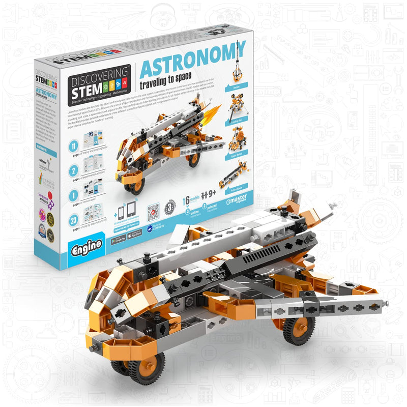 Engino Discovering Stem Astronomy Travelling to Space Construction Toy Kit