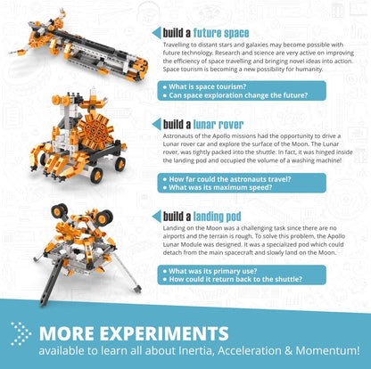 Engino Discovering Stem Astronomy Travelling to Space Construction Toy Kit