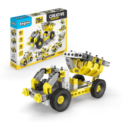 Engino Creative Builder Multimodel Series 20 in 1 Engineering Toy Set One Size
