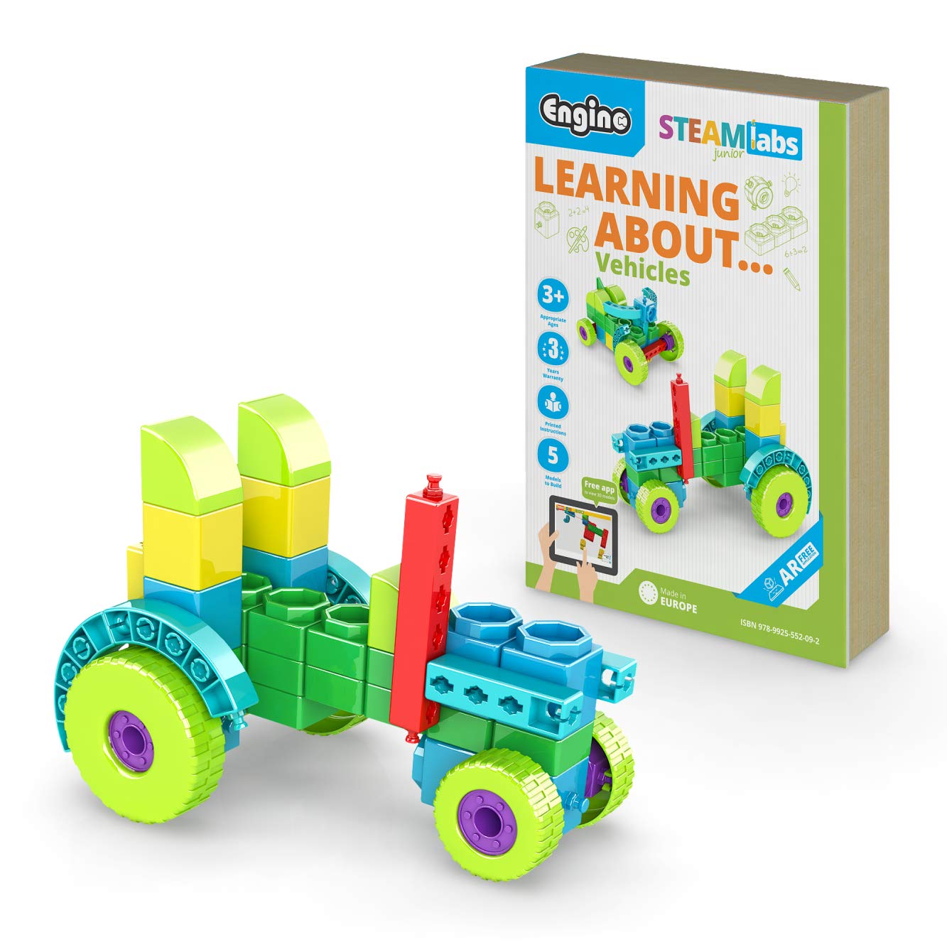 Engino STL14 Steam Labs Toy Book, Multicolour