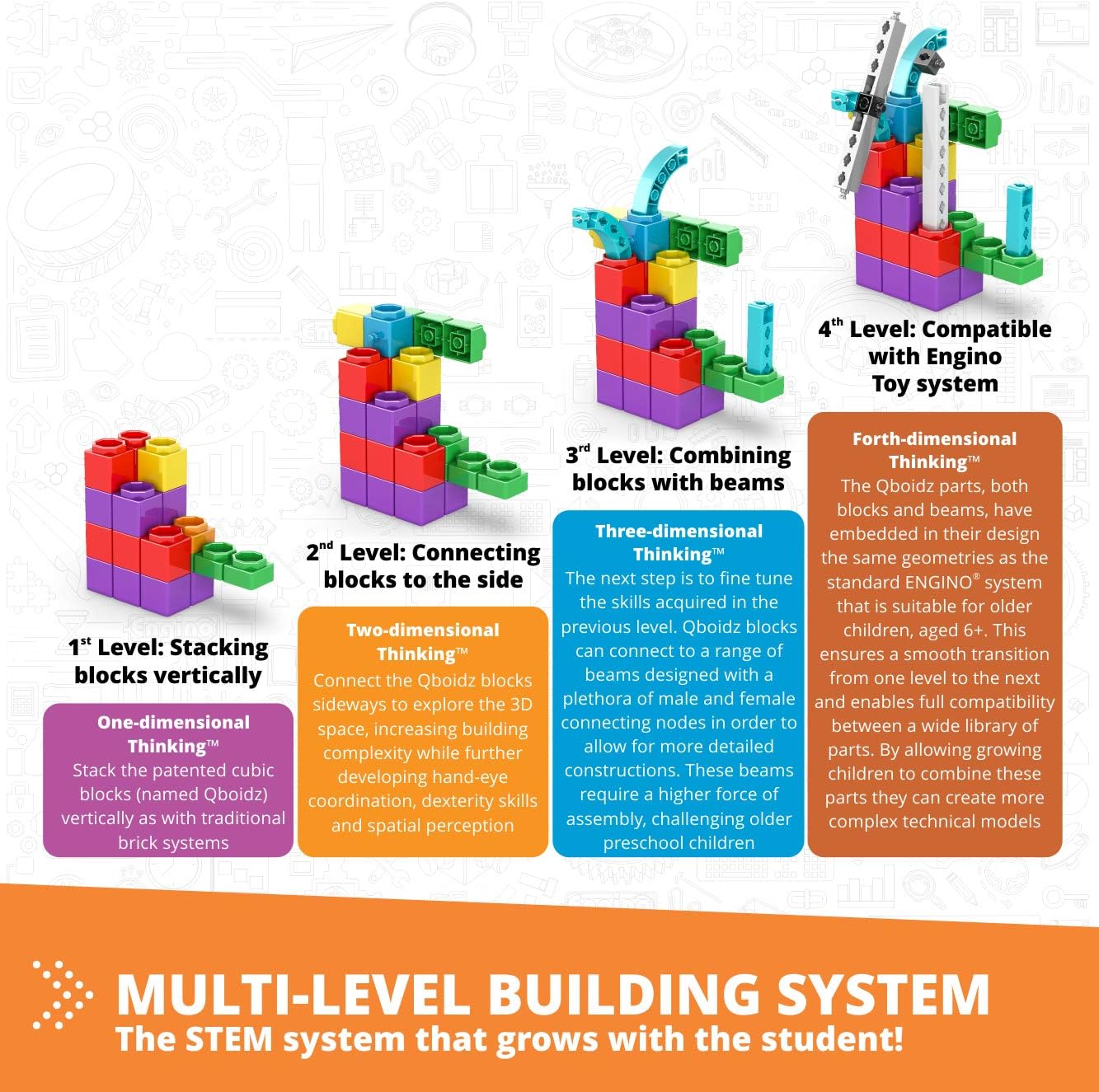 Engino STL14 Steam Labs Toy Book, Multicolour