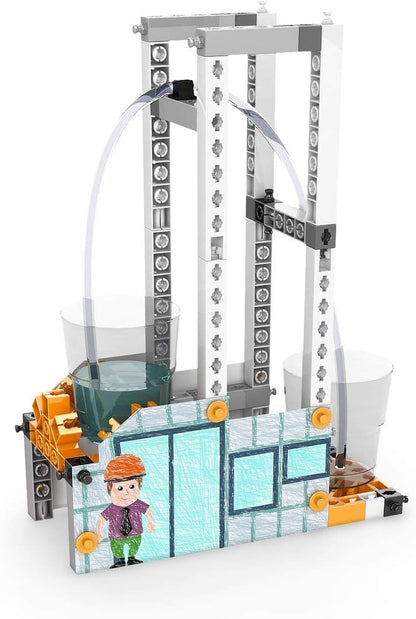 Engino - STEAM Labs Toys - How hydraulics work? | Educational Science Kits for kids | Guided Experiment & Activities kit