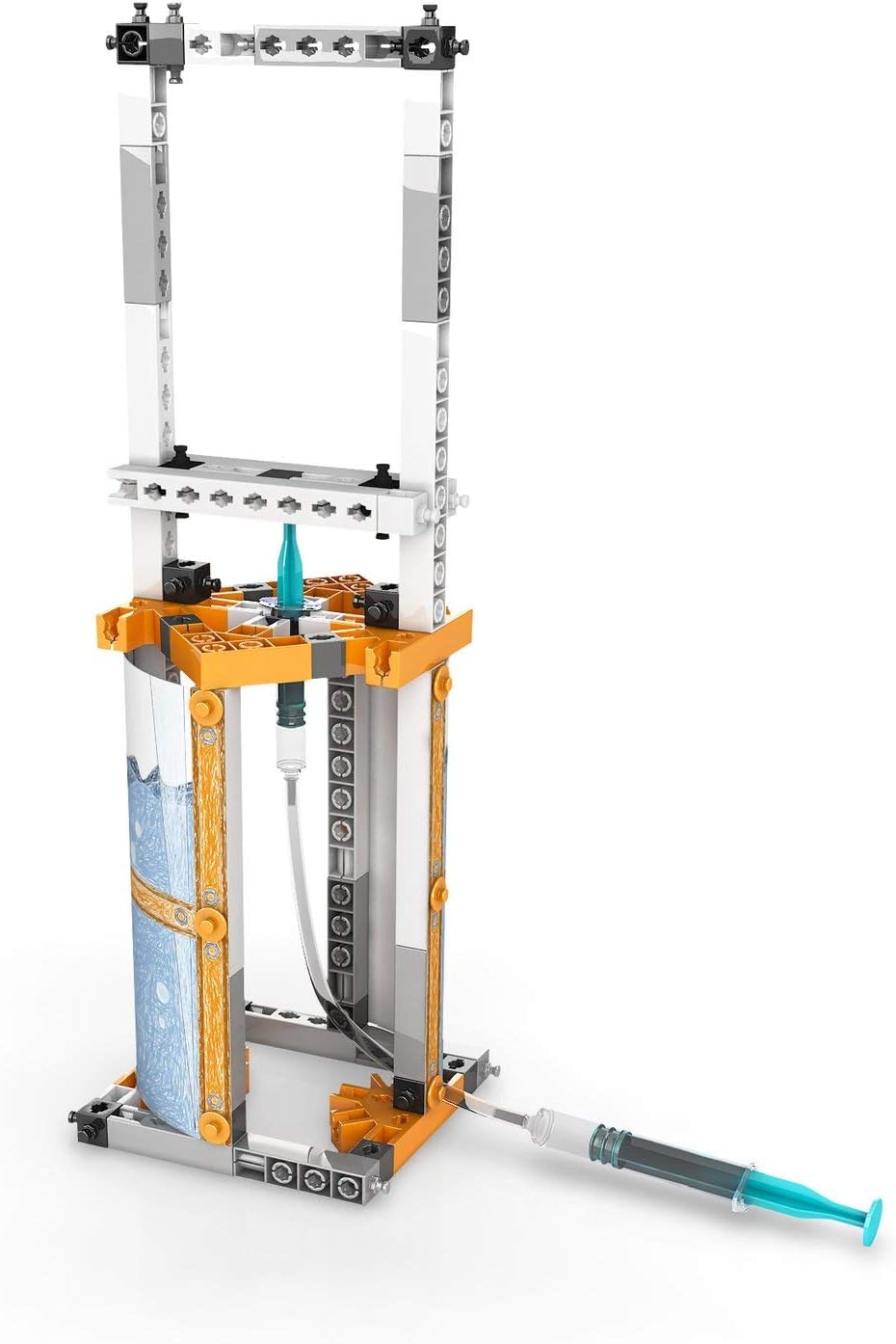 Engino - STEAM Labs Toys - How hydraulics work? | Educational Science Kits for kids | Guided Experiment & Activities kit