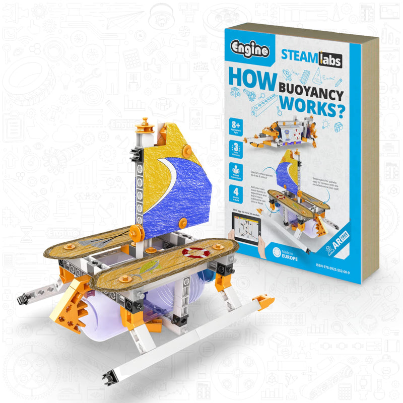 Engino - STEAM Labs Toys - How buoyancy work? | Educational Science Kits for kids | Guided Experiment & Activities kit