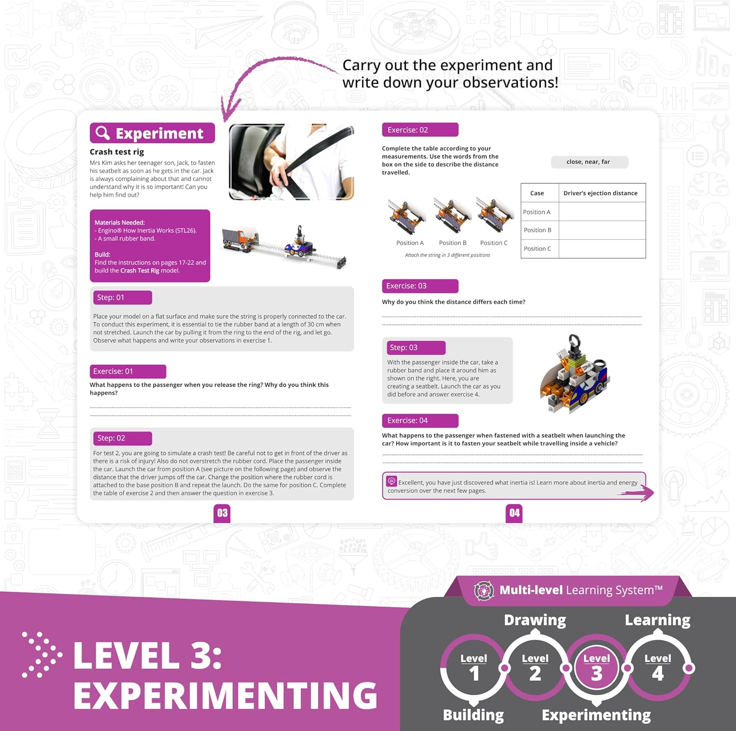 Engino - STEAM Labs Toys - How Inertia works? | Educational Science Kits for kids | Guided Experiment & Activities kit