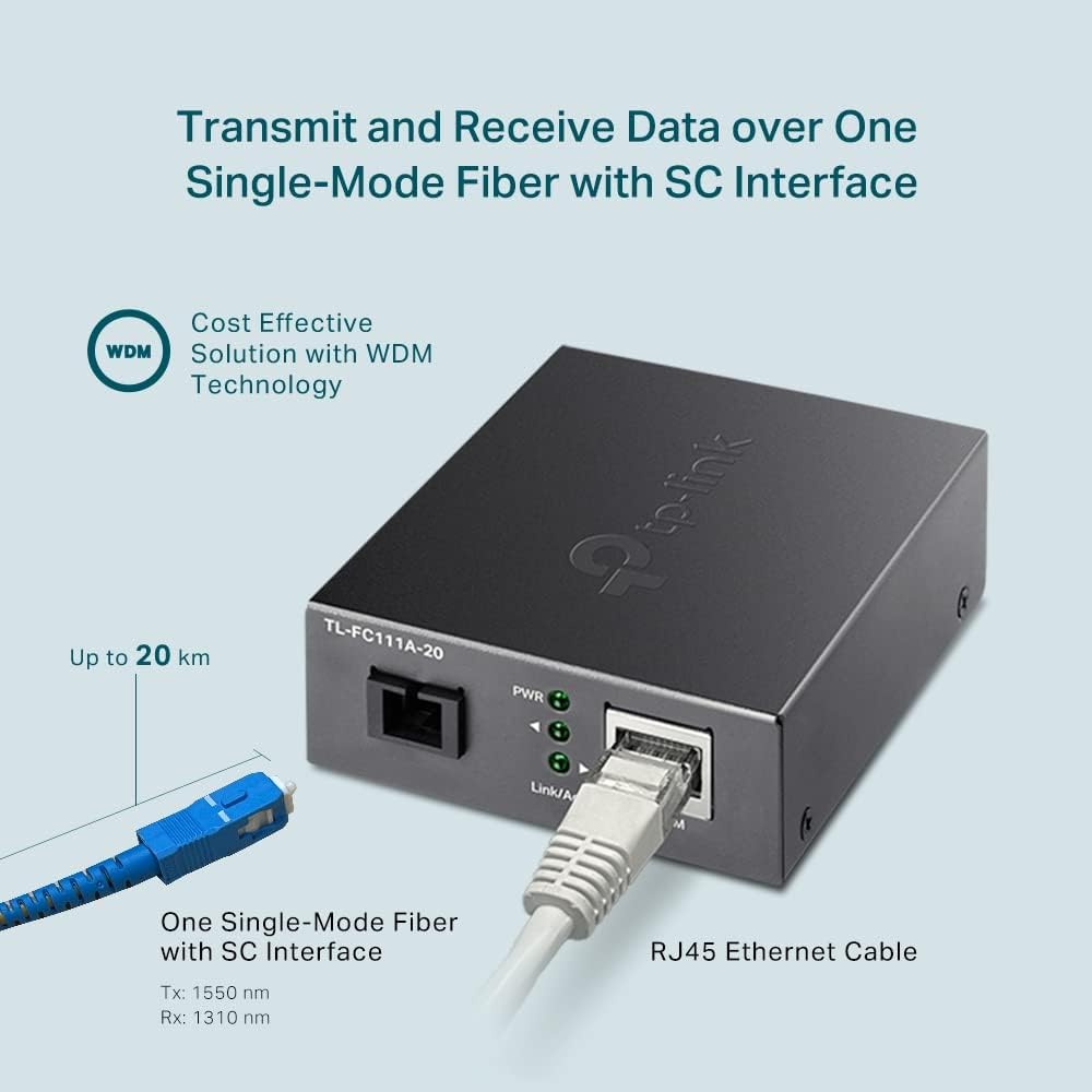 TP-Link Nek FC111A-20 Fiber Converter