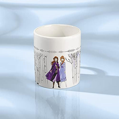 Frozen II Disney Paint Your Own Mug-Colouring Motifs, 6 Brushes, Gift for Boys and Girls Ages 5+