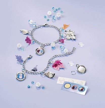 Totum Disney Frozen II 2-in-1 Jewellery Making Creative Set in Gift Box, Multicolor, 682115 2-in-1 Creativity Set