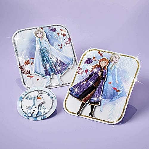 Totum Disney Frozen II 2-in-1 Jewellery Making Creative Set in Gift Box, Multicolor, 682115 2-in-1 Creativity Set