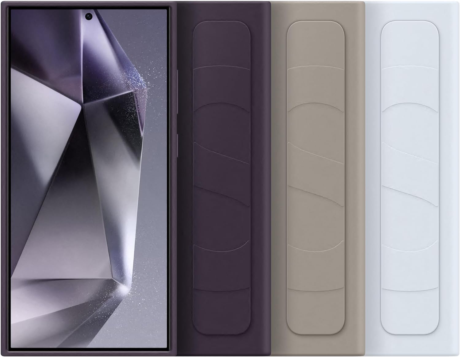 Samsung Galaxy Official S24 Ultra Standing Grip Case, Dark Violet Dark Violet S24 Ultra Standing Grip Case