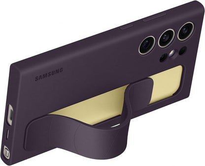 Samsung Galaxy Official S24 Ultra Standing Grip Case, Dark Violet Dark Violet S24 Ultra Standing Grip Case