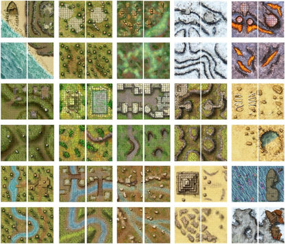 Giant Book of Battle Mats Wilds, Wrecks & Ruins