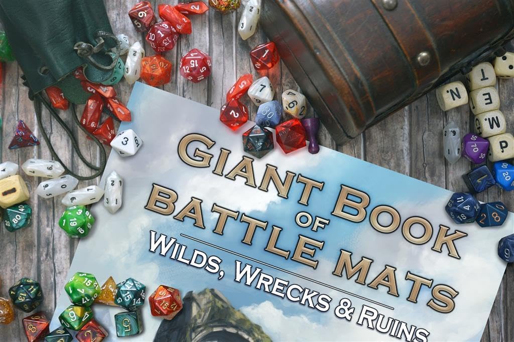 Giant Book of Battle Mats Wilds, Wrecks & Ruins