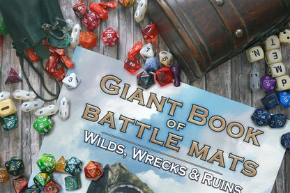 Giant Book of Battle Mats Wilds, Wrecks & Ruins